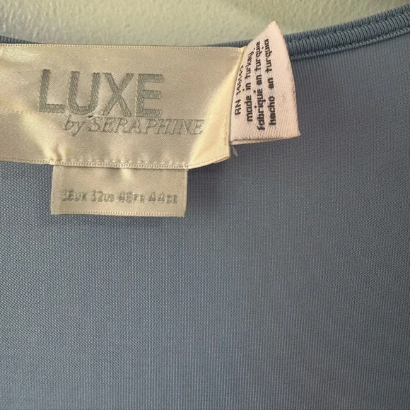 Blue and White Maternity Dress - Picture 7 of 15